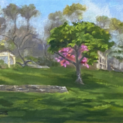 Forepaugh’s Restaurant - Landscape Study Painting by Sharon Diederichs Stadther Fine Art